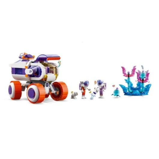 LEGO Friends Weltraumforschungsauto-Set 42602, 2 Alien-Minifiguren, Zubehör
