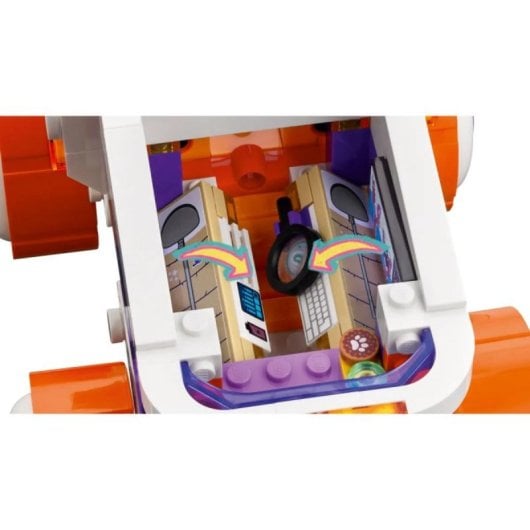 LEGO Friends Weltraumforschungsauto-Set 42602, 2 Alien-Minifiguren, Zubehör