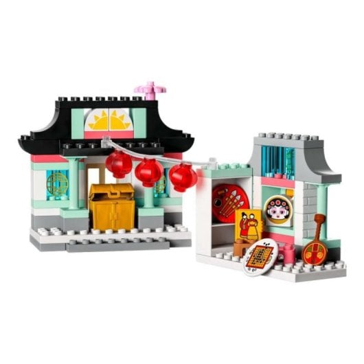 Conjunto de Construção LEGO DUPLO 10411: Aprenda sobre a Cultura Chinesa com Figuras e Cenas Tradicionais