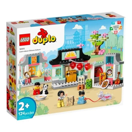 Conjunto de Construção LEGO DUPLO 10411: Aprenda sobre a Cultura Chinesa com Figuras e Cenas Tradicionais