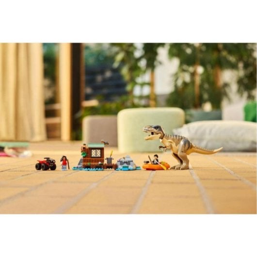 Set LEGO Jurassic World 76975 Huida por el Río y T. rex, 199 Piezas, 5+ Años