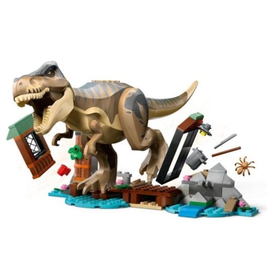 Set LEGO Jurassic World 76975 Huida por el Río y T. rex, 199 Piezas, 5+ Años