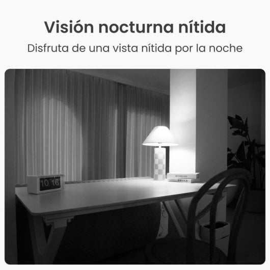 Cámara IP WiFi Reolink E321 3MP Super HD Giro 355° Inclinación 50° Visión Nocturna