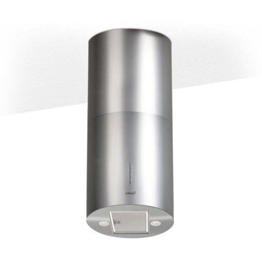 Campana extractora isla Cata Isla Faro X acero inoxidable 820m³/h LED 65dB A cilindrica