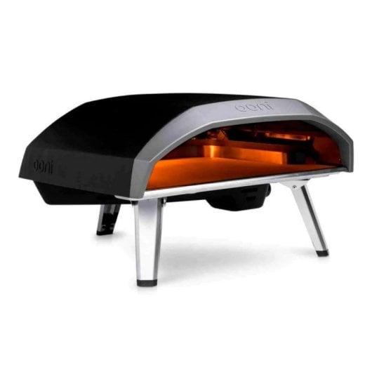 Horno Ooni Koda 16 Gas Negro piedra cordierita, llama en L, pizzas 16”, exterior 500?°C