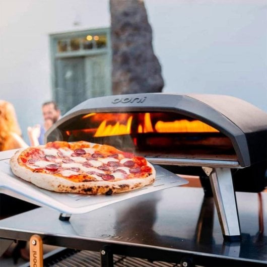 Horno Ooni Koda 16 Gas Negro piedra cordierita, llama en L, pizzas 16”, exterior 500?°C