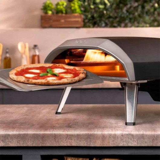 Horno Ooni Koda 16 Gas Negro piedra cordierita, llama en L, pizzas 16”, exterior 500?°C
