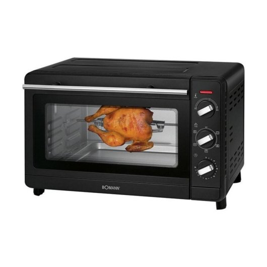 Cheminée électrique Bomann MBG 6023 CB 30L Noir Indépendante Ventilation 900-1850W