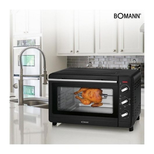 Cheminée électrique Bomann MBG 6023 CB 30L Noir Indépendante Ventilation 900-1850W