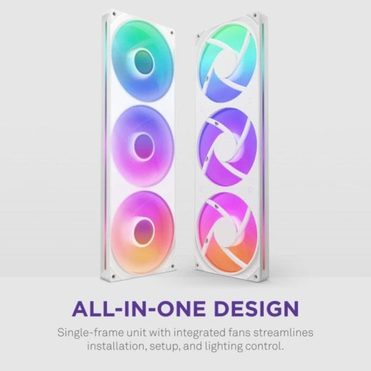 Ventilador Nzxt F420rgb Core Fan Single Frame Blanco
