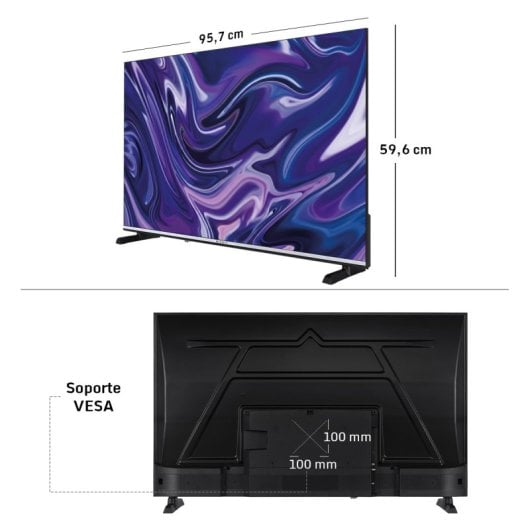 Nilait Luxe UD8004SE 43" QLED UltraHD 4K Smart TV VIDAA