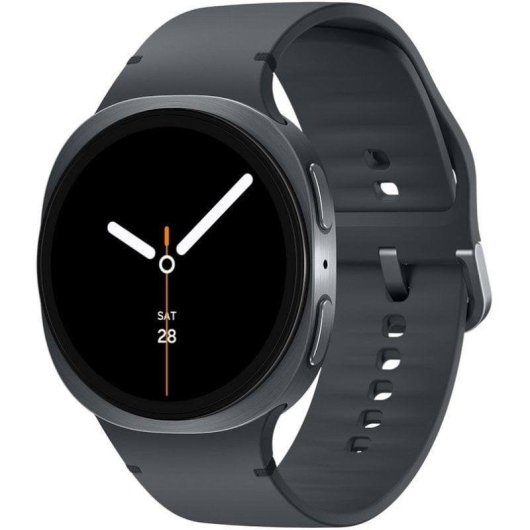 Samsung Galaxy Watch8 Bluetooth NFC GPS 44mm Super AMOLED Graphite Etanche IP68 Pulsomètre