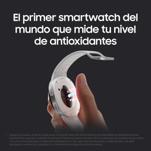 Samsung Galaxy Watch 8 Bluetooth 44 mm avec Galaxy AI Gris foncé