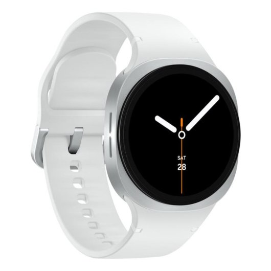 Samsung Galaxy Watch8 LTE 40mm Super AMOLED Silber Armband Weiß Wasserdicht 5ATM IP68