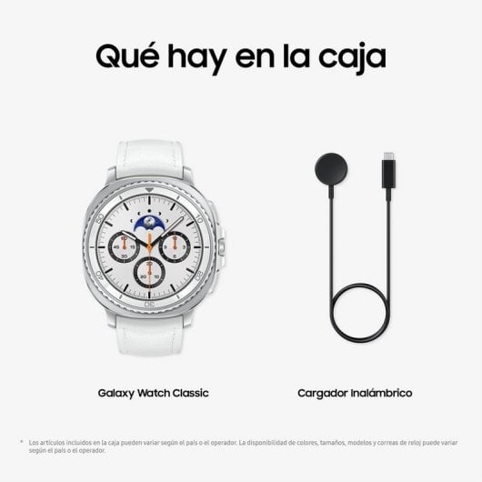 Samsung Galaxy Watch8 Classic Bluetooth 46mm Smartwatch con Galaxy AI Blanco