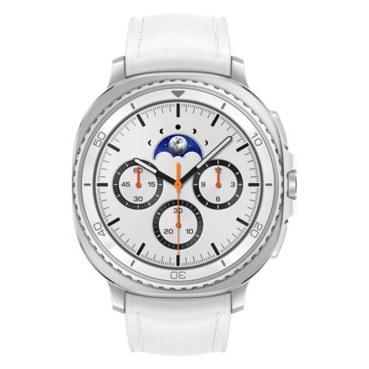 Samsung Galaxy Watch8 Classic LTE GPS Bluetooth 46mm Super AMOLED Bianco Resistente