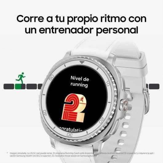 Samsung Galaxy Watch8 Classic LTE GPS Bluetooth 46mm Super AMOLED Bianco Resistente