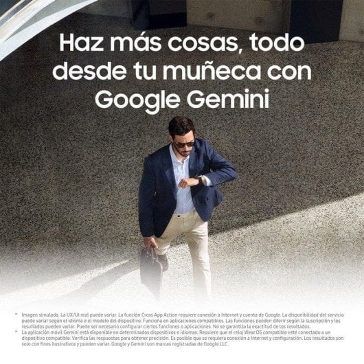 Samsung Galaxy Watch8 Classic LTE 46mm Smartwatch con Galaxy AI Blanco Reacondicionado