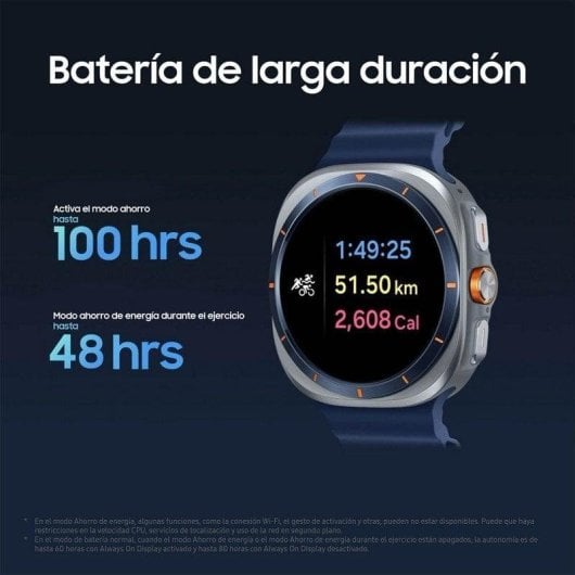 Samsung Galaxy Watch Ultra LTE 4G GPS 47mm AMOLED Branco Titânio Grande IP68 10ATM