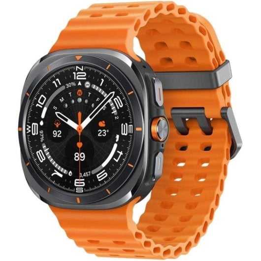 Samsung Galaxy Watch Ultra LTE 47mm AMOLED Titan Grau Orange One Size 4G GPS IP68 10ATM