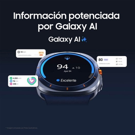 Samsung Galaxy Watch Ultra (2025) LTE Smartwatch Cinzento Titânio