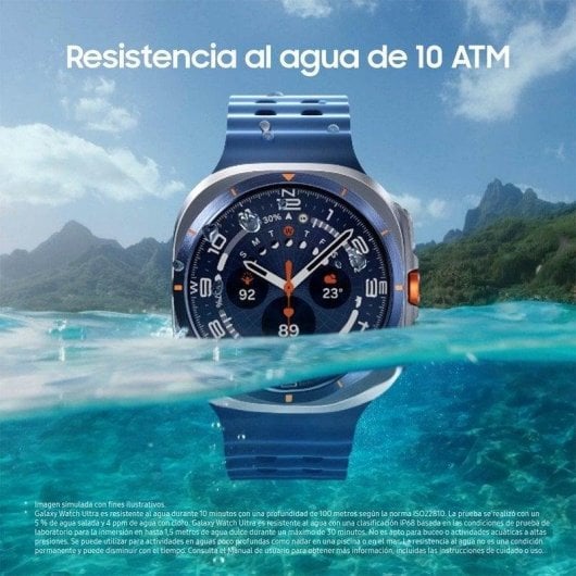 Samsung Galaxy Watch Ultra LTE 47mm AMOLED Titan Grau Orange One Size 4G GPS IP68 10ATM