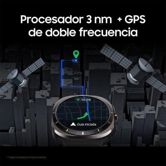 Samsung Galaxy Watch Ultra LTE GPS 47mm AMOLED Azul Titânio Tamanho Único 10ATM+IP68