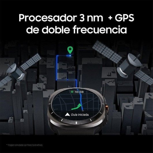 Samsung Galaxy Watch Ultra LTE 49mm AMOLED Azul Titânio Resistente IP68 SpO2