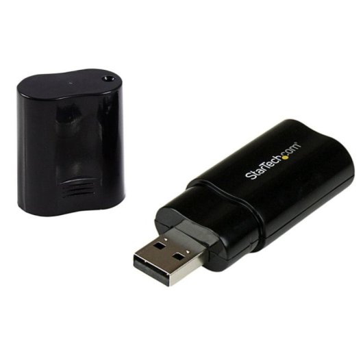 USB Audio Adapter StarTech CM108AH 3,5 mm Schwarz USB Audio Adapter StarTech CM108AH 3,5 mm Schwarz