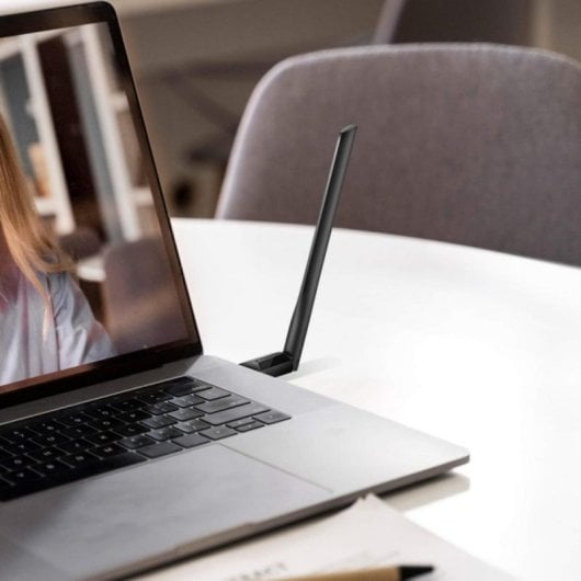 Adaptador USB Wi-Fi TP-Link AX1800 High Gain Wi-Fi 6 Doble Banda Externo PC Negro