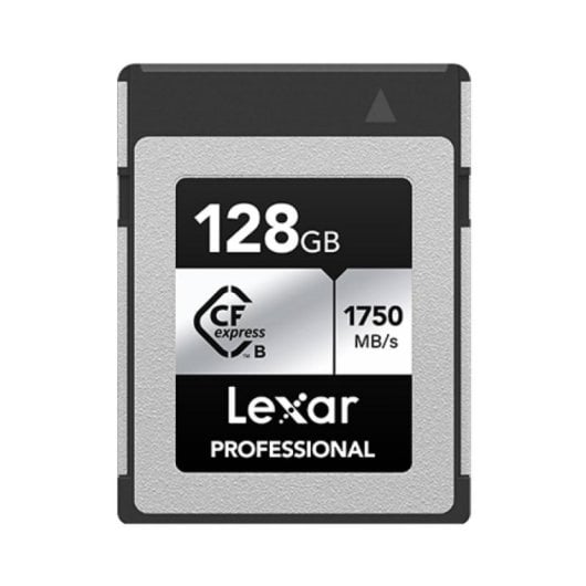 Tarjeta Lexar LCXEXSL128G-RNENG 128GB CFexpress Tipo B 1750MB/s 1300MB/s Plata