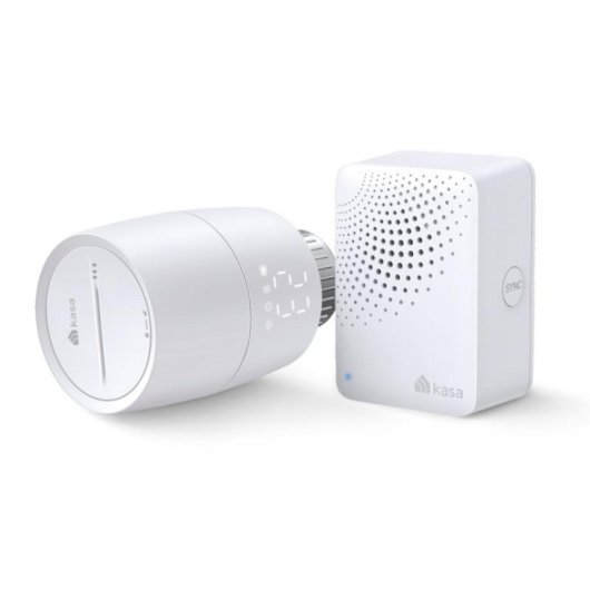 Smart Thermostat Kasa Smart KE100 KIT Weiß Policarbonat Programmierbar LED AA Smart Thermostat Kasa Smart KE100 KIT Weiß Policarbonat Programmierbar LED AA