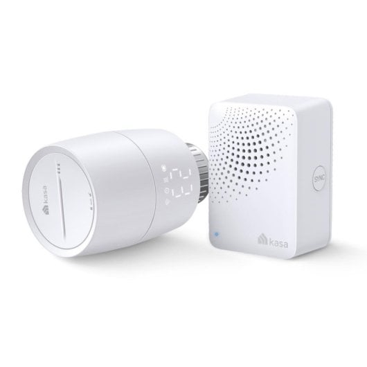 Smart Thermostat Kasa Smart KE100 KIT Weiß Policarbonat Programmierbar LED AA Smart Thermostat Kasa Smart KE100 KIT Weiß Policarbonat Programmierbar LED AA