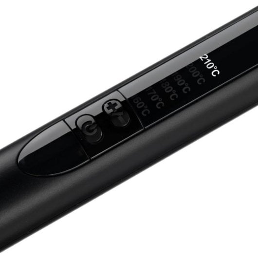 Rizador de pelo BaByliss Conical Wand 6 modos 160-210°C Pantalla Cable 2,5m Negro Rosa