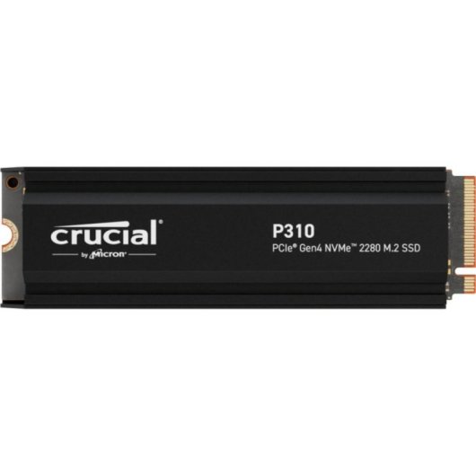 SSD Crucial P310 1TB M.2 PCIe 4.0 NVMe 7100MB/s con Disipador Térmico