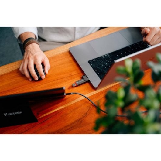 Memoria USB Verbatim Dual QuickStick 128GB USB Type-A/USB Type-C 510MB/s Gris