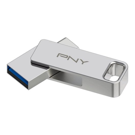 USB-Stick PNY DUO LINK 256 GB USB Type-A / Type-C 3.2 Gen 1 200 MB/s USB-Stick PNY DUO LINK 256 GB USB Type-A / Type-C 3.2 Gen 1 200 MB/s