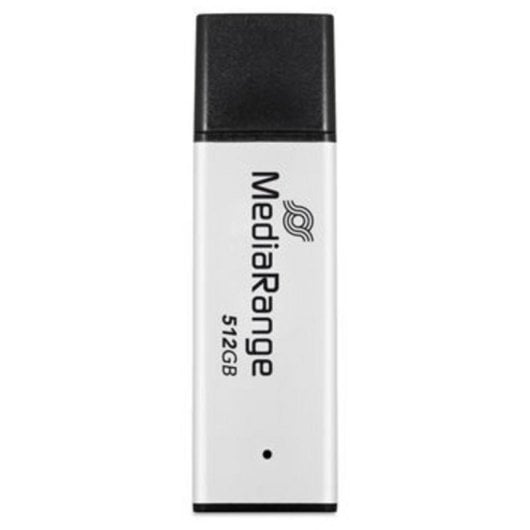 MediaRange MR1904 Clé USB 512 Go USB-A 3.2 Gen 1 250 MB/s - Noir, Argent
