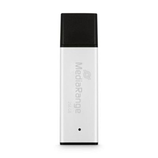 MediaRange MR1903 Clé USB 256 Go USB A 3.2 Gen 1 220 MB/s Tapa Noir Argent