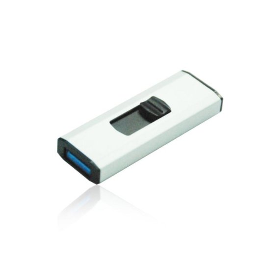 MediaRange MR919 Clé USB 256 Go USB Type A 3.2 Gen 1 100 Mo/s Glissière Noir Argent
