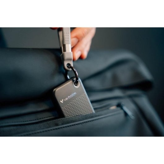 SSD Verbatim Pocket 2 TB USB Typ C 3.2 Gen 2 1000 MB/s, Schwarz Grau