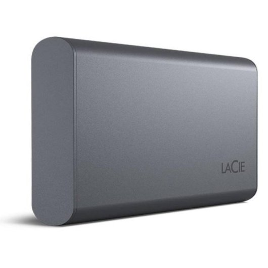 SSD externo LaCie Mobile SSD Secure 2TB NVMe Thunderbolt USB-C 1050MB/s Gris