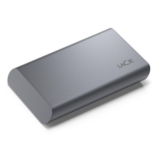 SSD externo LaCie Mobile SSD Secure 2TB NVMe Thunderbolt USB-C 1050MB/s Gris