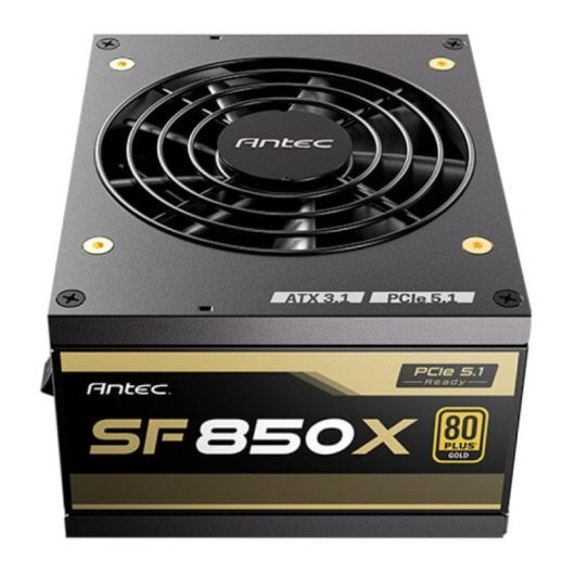 Fuente de alimentación ATX Antec SF850X 850W Gold Modular PC Silent Fan SFX 3.1