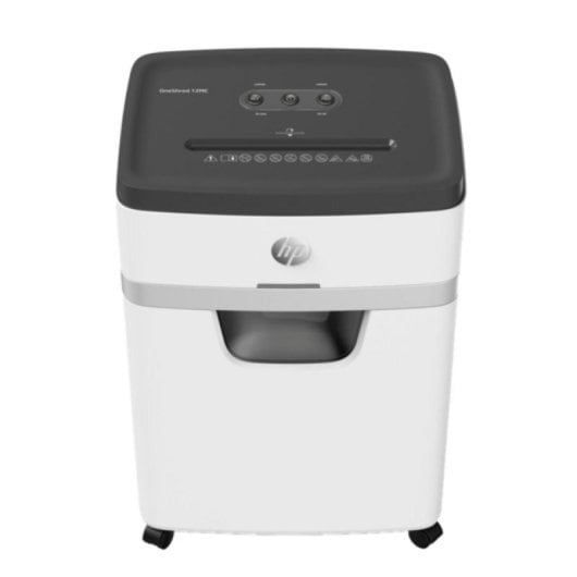 Destructora HP OneShred 12MC Microcorte P-5 2mm 25L 22cm 4 ruedas 600W Blanca