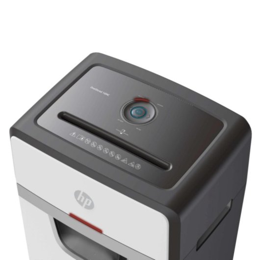 Destructora HP 2808 Microcorte 16 hojas 30L P-5 Antiatascos Blanco/Negro