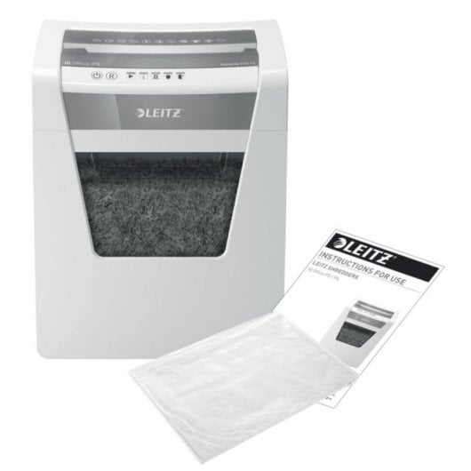 Destruidora Leitz 80020000 Microcorte 10 Folhas 23L Branca Destruidora Leitz 80020000 Microcorte 10 Folhas 23L Branca