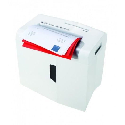 Destruidora de Documentos HSM Shredstar S10 Corte em Tiras 10 Folhas 18L CDs Prateado Branco