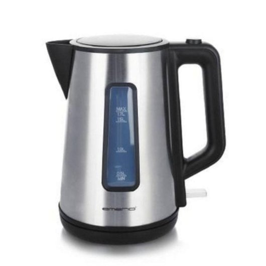 Hervidor Emerio WK-122829 1,7L 2200W Negro Acero inoxidable Sin cables Filtro antical