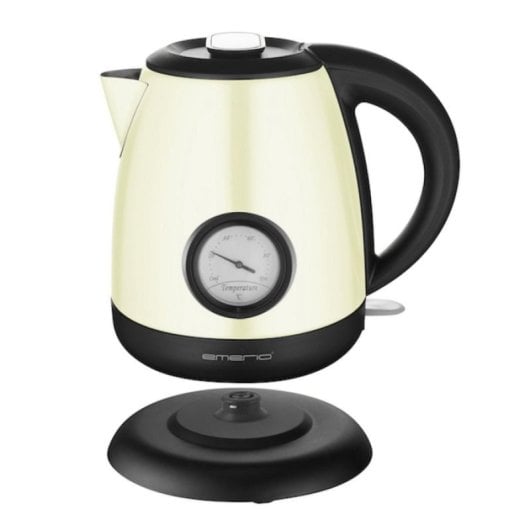 Hervidor Emerio WK-109795.2 1L 2000W Beige/Negro Sin cables Apagado automático